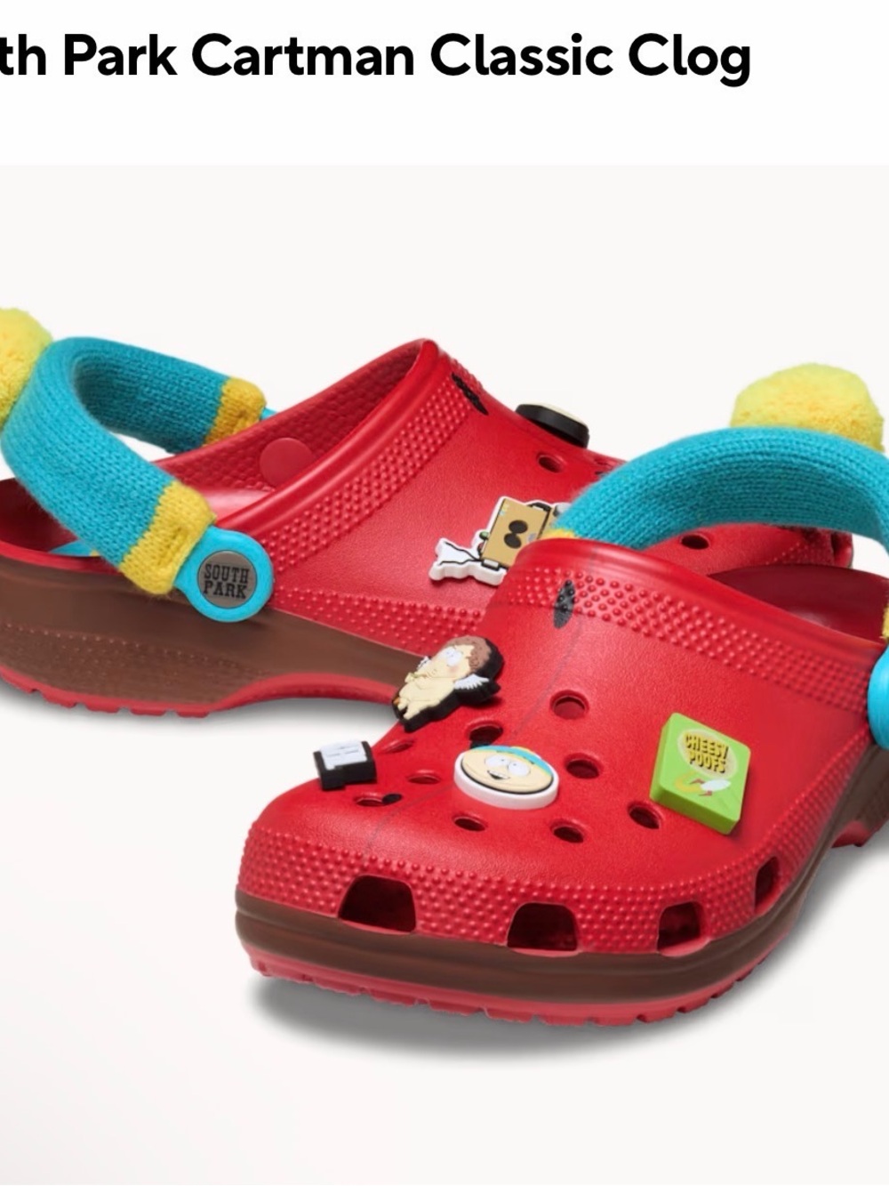 South Park Crocs with Character Charms